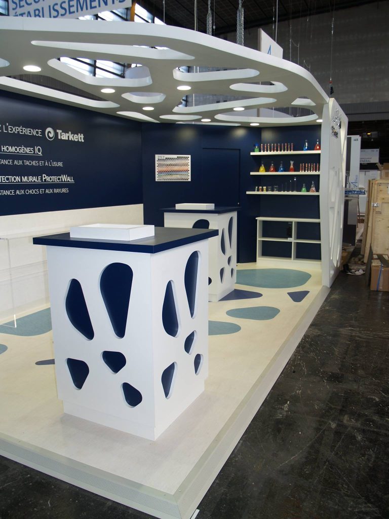 Stand exposition sur mesure tarkett lab 2