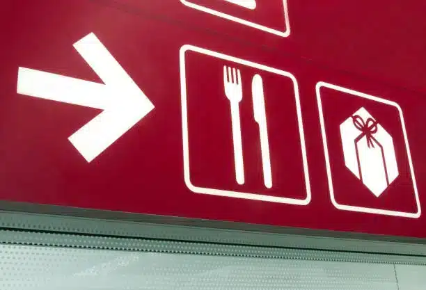 Signalétique directionnelle - Signalétique panneau restaurant - luçon