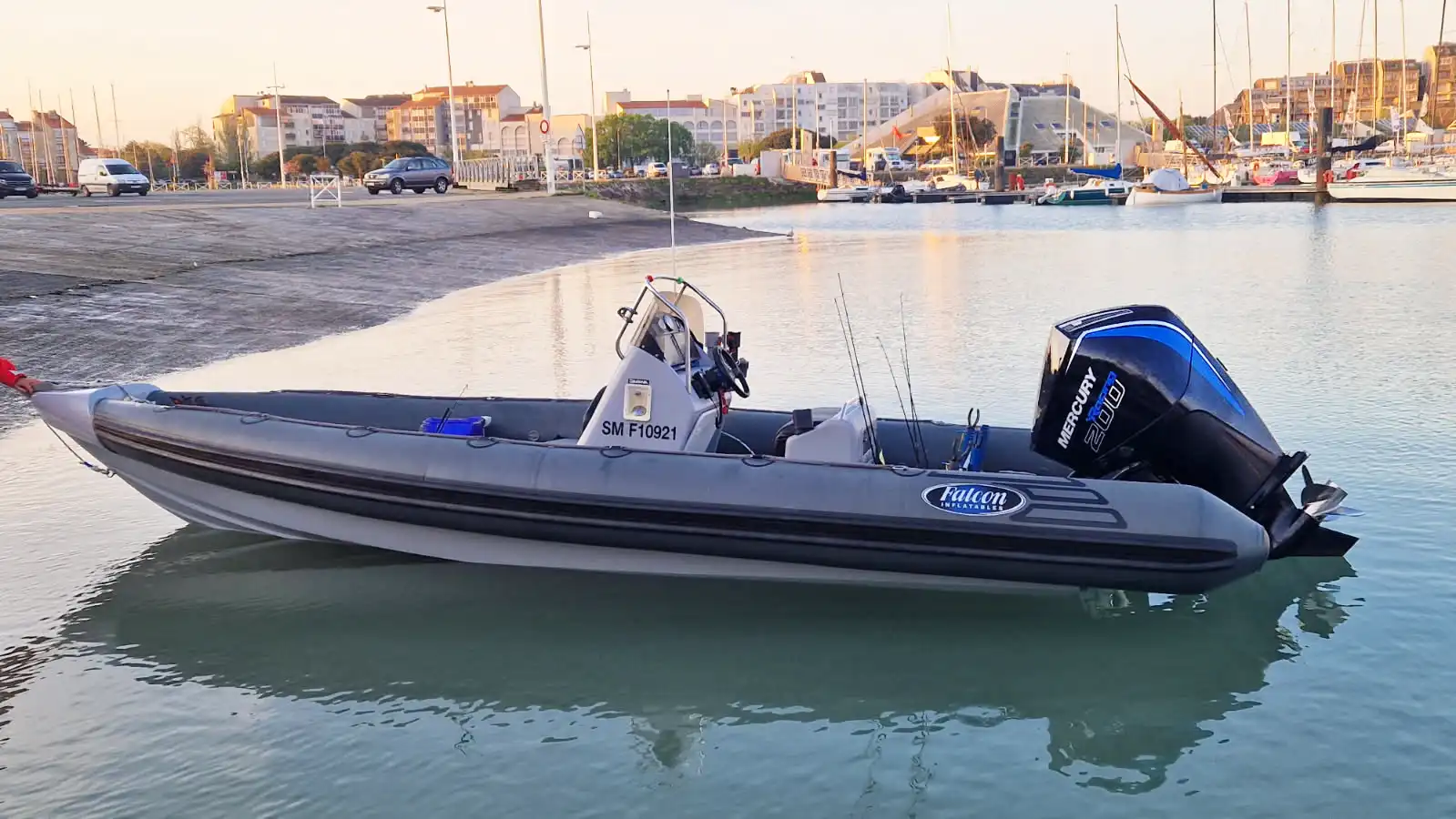 Flocage bateau port de la rochelle mercury