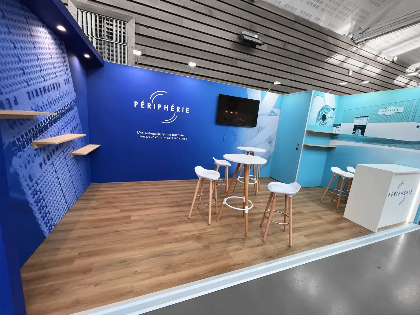 Stand exposition la rochelle péripherie espace encan