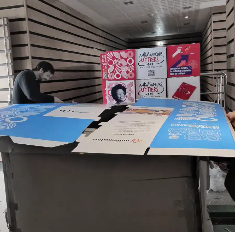 Installation totem stand sopro 2025 la rochelle