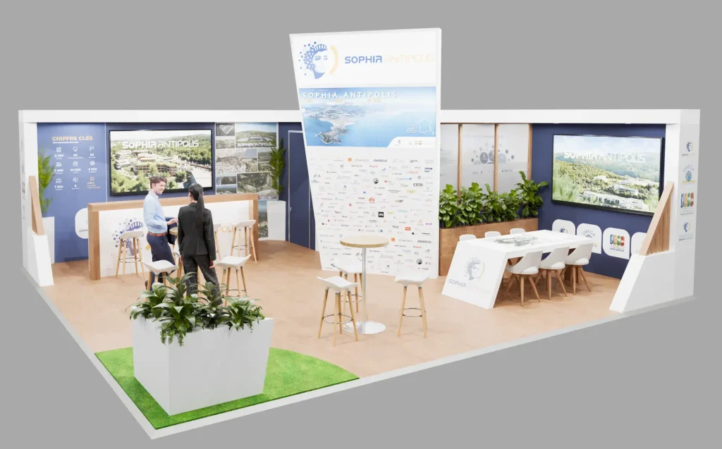 Conception stand sur mesure - rendu 3D